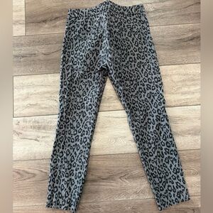 Banana Republic Black and Gray Leopard Print Sloan Pants (4)